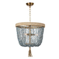 Aqua Coastal Chandelier – Modern Statement Lighting Fixture
